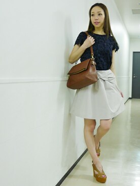 「Jeffrey Campbell（ジェフリーキャンベル）のアイテム（サンダル）」を使った、Connyさん（レディース・163cm）の夏コーディネート