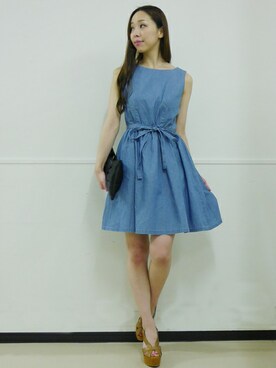 「Jeffrey Campbell（ジェフリーキャンベル）のアイテム（サンダル）」を使った、Connyさん（レディース・163cm）の夏コーディネート
