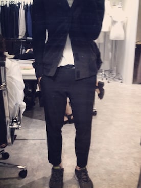 「KRIS VAN ASSCHE（クリスヴァンアッシュ）のアイテム（パンツ）」を使った、parkyiseopさん（メンズ・179cm）の夏コーディネート