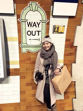 「ALDO（アルド）のアイテム（ヘアアクセサリー）」を使った、Koimi Wangさん（レディース・154cm）の夏コーディネート