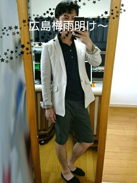 「アイテム（テーラードジャケット）」を使った、TakeLexさん（メンズ・170cm・30代）の夏コーディネート