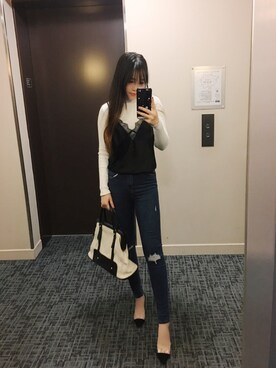 Charlotteeeさん（レディース・160cm）の秋コーディネート