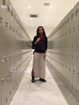 吉岡更紗さん（レディース・159cm）の秋コーディネート