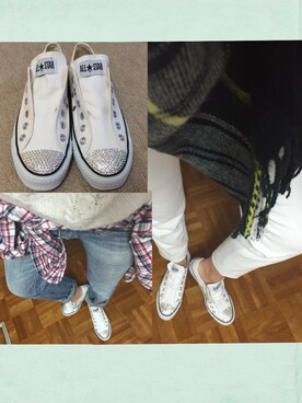 「コンバース オールスター」｜maymiさん（レディース・164cm）の冬コーディネート