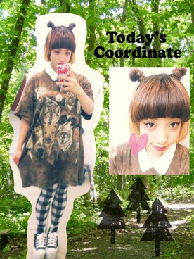 サーモンゆりーかのお城さんのコーディネート