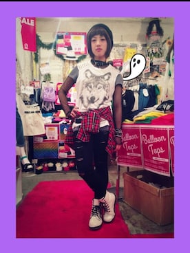 サーモンゆりーかのお城さんのコーディネート