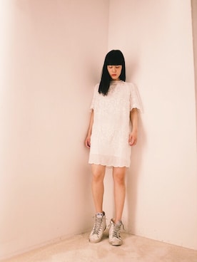 「ISABEL MARANT（イザベルマラン）のアイテム（ワンピース/ドレス）」を使った、horiさん（レディース・159cm）の春コーディネート