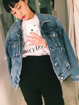 「ISABEL MARANT（イザベルマラン）のアイテム（パンツ）」を使った、horiさん（レディース・159cm）の秋コーディネート