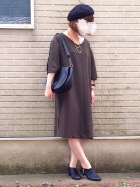 「キレイめコーデ」｜「アイテム（ブーティ）」を使った、ajiさん（レディース・153cm）の秋コーディネート