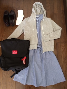 「春ワンピ」｜「アイテム（その他）」を使った、kakoさん（レディース・165cm）の春コーディネート