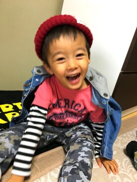 kouchaさん（キッズ・100cm）の秋コーディネート