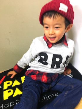 kouchaさん（キッズ・100cm）の秋コーディネート