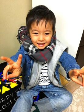 kouchaさん（キッズ・100cm）の冬コーディネート