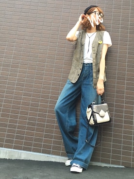 「チョーカー」｜micoronさん（レディース・167cm）の秋コーディネート