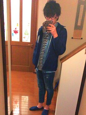 「JOEY FACTORY（ジョーイファクトリー）のアイテム」を使った、R   i   oさん（メンズ・181cm）の冬コーディネート