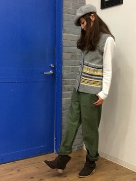 kaoriさん（レディース・157cm）の秋コーディネート