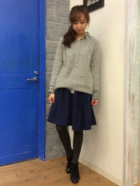 kaoriさん（レディース・157cm）の冬コーディネート