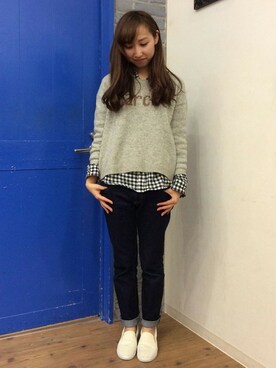 kaoriさん（レディース・157cm）の冬コーディネート