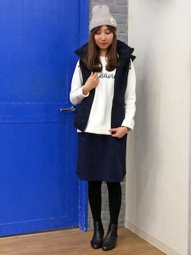 kaoriさん（レディース・157cm）の冬コーディネート
