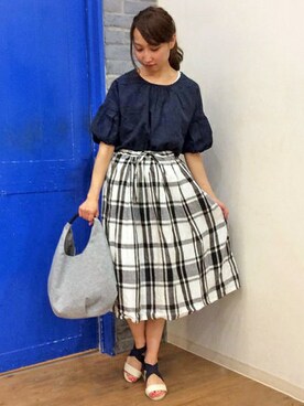 kaoriさん（レディース・157cm）の夏コーディネート