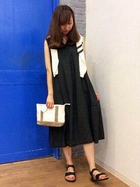 kaoriさん（レディース・157cm）の夏コーディネート