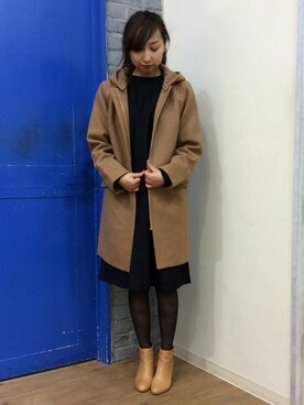 「LBC（エルビーシー）のアイテム（その他アウター）」を使った、kaoriさん（レディース・157cm）の秋コーディネート