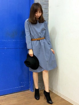 kaoriさん（レディース・157cm）の冬コーディネート