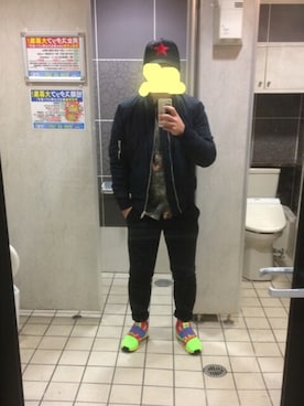 「HUGO BOSS（ヒューゴボス）のアイテム（その他パンツ）」を使った、hirokiiさん（メンズ・165cm）の秋コーディネート