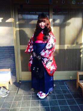 「アイテム（ハンドバッグ、ブラック系）」を使った、marikofuさん（レディース・151cm）の春コーディネート