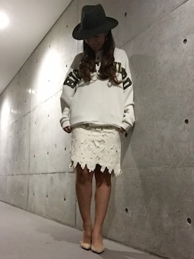 「ハットコーデ」｜yurikoさん（レディース・156cm）の秋コーディネート