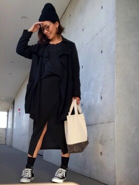 「THE DAYZ TOKYO（ザデイズトーキョー）のレイヤードタンク（タンクトップ）」を使った、yurikoさん（レディース・156cm）の春コーディネート