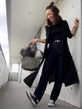 「COMPILATION（コンピレーション）のアイテム」を使った、yurikoさん（レディース・156cm）の秋コーディネート