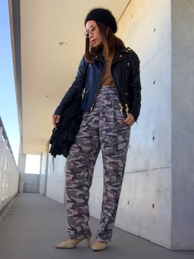 「Import & Select（インポートアンドセレクト）のアイテム（帽子）」を使った、yurikoさん（レディース・156cm）の秋コーディネート