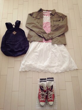 729さん（レディース・148cm）の春コーディネート