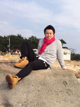 TAKETO UEMURAさん（メンズ・166cm）の冬コーディネート