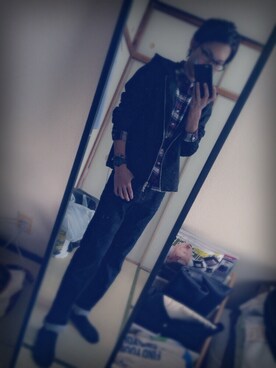 「Magazines（マガジンズ）のアイテム」を使った、白王子ゆーや@Twitchさん（メンズ・175cm）の秋コーディネート