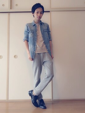 「Magazines（マガジンズ）のアイテム」を使った、白王子ゆーや@Twitchさん（メンズ・175cm）の夏コーディネート