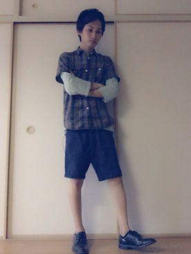 「Magazines（マガジンズ）のアイテム」を使った、白王子ゆーや@Twitchさん（メンズ・175cm）の夏コーディネート