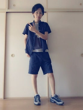 「スポーティーフェス」｜白王子ゆーや@YouTubeさん（メンズ・175cm）の夏コーディネート