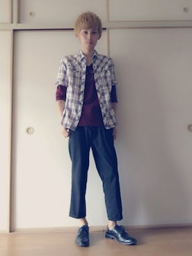 「Magazines（マガジンズ）のアイテム」を使った、白王子ゆーや@Twitchさん（メンズ・175cm）の夏コーディネート