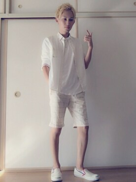 白王子ゆーや@Twitchさん(メンズ・175cm)の秋コーディネート