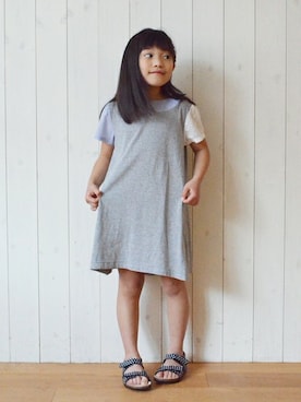 「SHIPS（シップス）のアイテム」を使った、まりかちゃんさん（キッズ・120cm）の春コーディネート