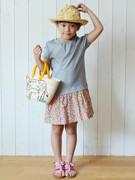 「SHIPS（シップス）のアイテム」を使った、まりかちゃんさん（キッズ・120cm）の春コーディネート