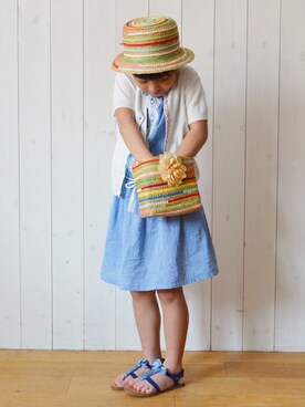 「SHIPS（シップス）のアイテム」を使った、まりかちゃんさん（キッズ・120cm）の春コーディネート