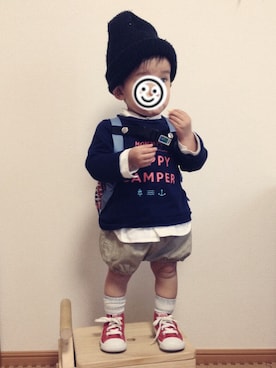 「おめかしコーデ」｜☺︎R♡Y☺︎さん（キッズ・80cm）の春コーディネート