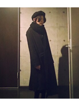 「ASTRAET（アストラット）のアイテム（ジャケット/アウター）」を使った、annaさん（レディース・148cm）の冬コーディネート