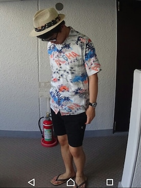 「Avanti（アヴァンティ）のアイテム」を使った、Meさん（メンズ・170cm）の夏コーディネート