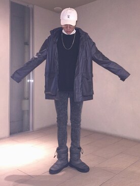 「GAP（ギャップ）のアイテム（ナイロンジャケット）」を使った、GOMAFU【singer】さん（メンズ・175cm）の春コーディネート