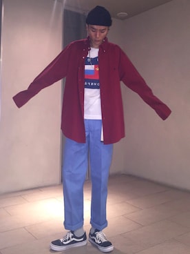 GOMAFU【singer】さん(メンズ・175cm)の春コーディネート