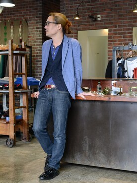 「 Tricker's」｜ナカジーさん（メンズ・168cm）の春コーディネート